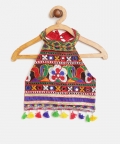 Mirror Work Chaniya Choli -Red