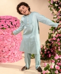 Govad-Blue Kurta Trouser Set