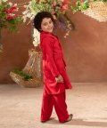 Kian -Embroidered Organic Cotton Dobby Nehru Jacket