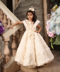 Off white Butterfly Gown