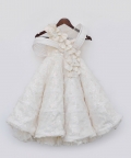 Off white Butterfly Gown
