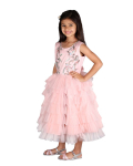 Dual Floral Frill Dress