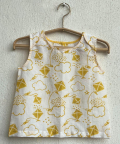 Whitewater Kids Unisex Organic Patang Jhabla With Yellow Pants