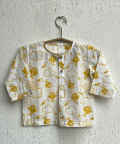 Whitewater Kids Unisex Organic Patang Kurta With Yellow Pants