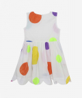 Peakaboo Dress Multi-Colour Polka