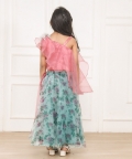 Hello Kitty Floral Printed Lehenga