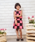 Neopherene Chequered Pink Top Skirt
