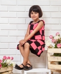 Neopherene Chequered Pink Top Skirt