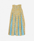 Pixie Dixie Dress Checkered Drops With Printed Pleats