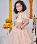 Peach Durga Maa Set