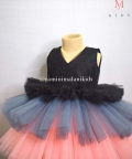 Peachy Black Dress