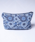 Lil Drama Blue Pencil Pouch With Zipper