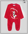 Personalised Christmas Snowman Romper
