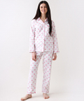 Personalised Hearts Pajama Set For Women