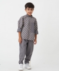 Linear Embroidered Shirt