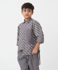 Linear Embroidered Shirt