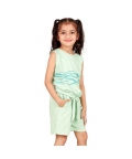 Planet First Unisex Shorts, Aqua Blue