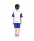 Be-Reefliable T-Shirt with matching Shorts Unisex Set, Blue