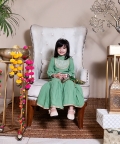 Green Georgette Kurta Garara Set 