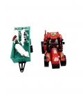 Plastic Tractor Trolley Toy With Three Animals