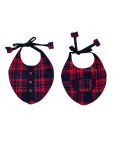Playing Plaid Baby Boy Bib Set Of 2
