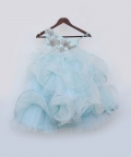 Powder Blue Layer Gown