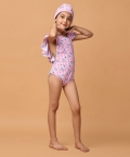 Pink Stripe Swimsuit