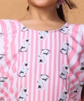 Pink Stripe Swimsuit
