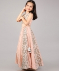 Rose Pink Embroidered Top With Lehenga And Dupatta