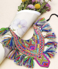 Amritsar Multi Colour Embroidered Necklace