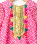 Pink High-Low Kurta Set