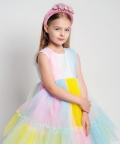 Multi Color Frill Dress