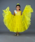 Yellow Layered Gown