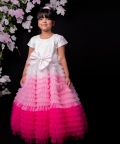 Pink Layered Gown