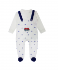 Popped Up Eyes Baby unisex romper