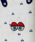 Popped Up Eyes Baby unisex romper