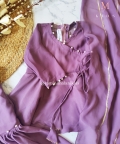 Purple Sharara Set