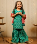 Green Sharara Set With Dupatta