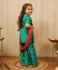 Green Sharara Set With Dupatta