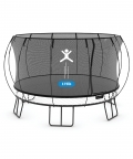 Compact Round Trampoline With Enclosure