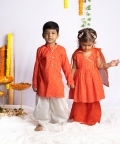 Bandhani Printed Taari Kurta