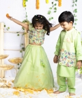 Enchanted Multicolor Ghagra Set