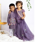Enchanted Multicolor Ghagra Set