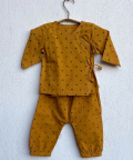 Whitewater Kids Unisex Organic Raidana Print Angrakha Top Pants