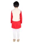 Unsymetrical Kurta With Elephant Embroidery Jacket