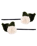 Rose Bud Bobby Pin - White