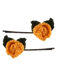 Rose Bud Bobby Pin - Yellow