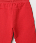 Red Printed Joggers