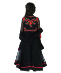 Resham Embroidery Anarkali with Churidar & Dupatta