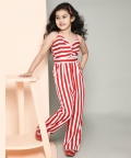 Off Shoulder Sleeve Less Printed Full Length Jumpsuit